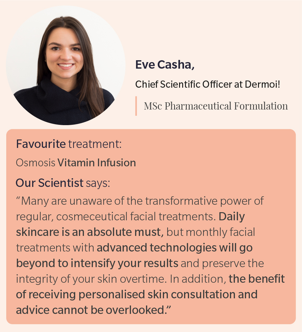 Eve Casha - Skincare scientist at Dermoi