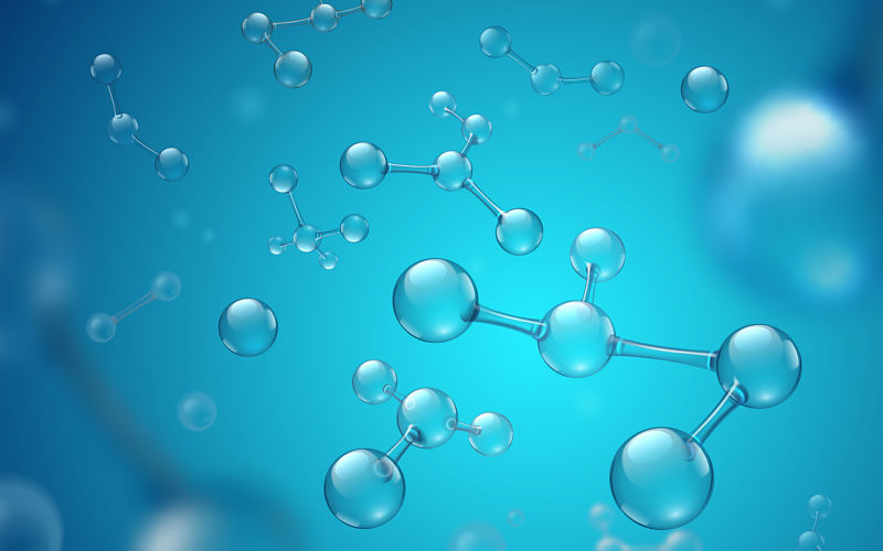 hyaluronic acid molecules